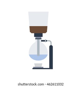 siphon coffee maker icon. vector illustration