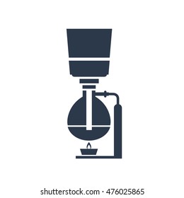 siphon coffee maker icon. vector illustration