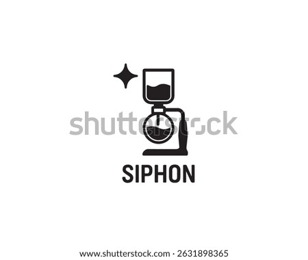Siphon icon vector design illustration