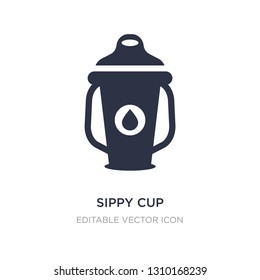 sippy cup icon on white background. Simple element illustration from Food concept. sippy cup icon symbol design.