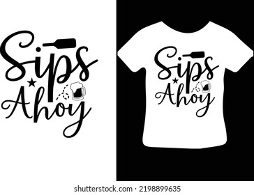 Sips Ahoy svg design file