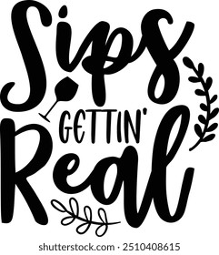 Sips getting real, Wine design 