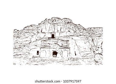 173 Petra jordan sketch Images, Stock Photos & Vectors | Shutterstock