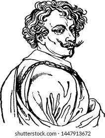 Sir Anthony Van Dyck, Vintage Illustration