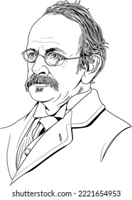 Sir Joseph John Thomson was a British physicist and Nobel Laureate in Physics, credited with the discovery of the electron, the first subatomic particle to be discovered.

