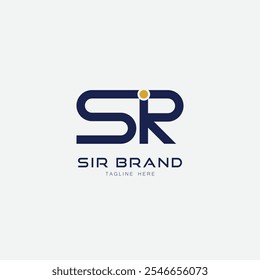 SIR letter logo vector design, SIR simple and modern logo. SIR luxurious alphabet design. sir logo simple clean and elegance.