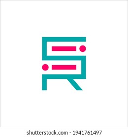 SIR logo design vector sign 