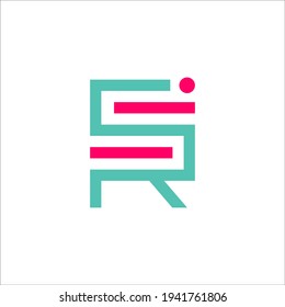 SIR logo design vector sign 