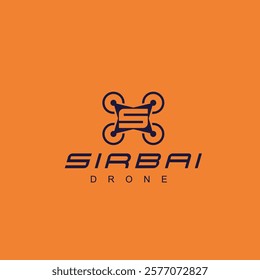 SIRBAI DRONE LOGO ICON TEMPLATE