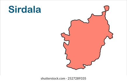 Mapa da subdivisão de Sirdala, Distrito de Nawada, Estado de Bihar, República da Índia, Governo de Bihar, território indiano, Índia Oriental, política, aldeia, turismo