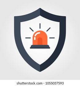 Siren Alarm Icon vector