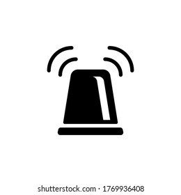 siren alarm icon vector illustration