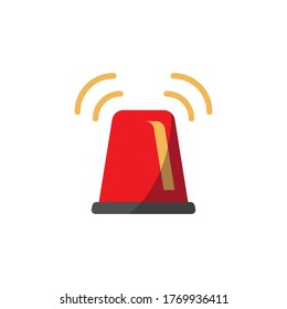 siren alarm icon vector illustration