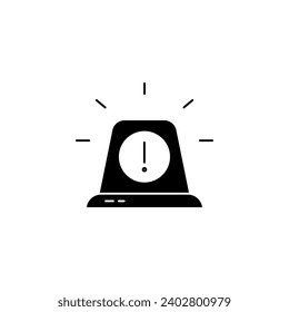 siren concept line icon. Simple element illustration. siren concept outline symbol design.