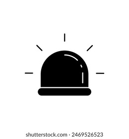 siren concept line icon. Simple element illustration. siren concept outline symbol design.