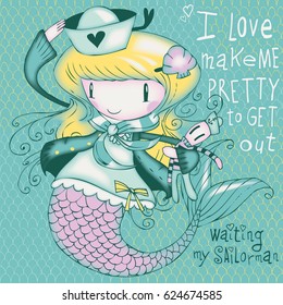 A siren getting ready to go out