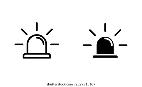Siren icon concept. Stock vector