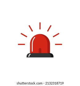 Siren icon design template vector isolated illustration