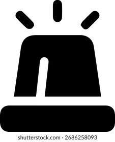 Design von Sirenensymbolen für Vorlagen.
