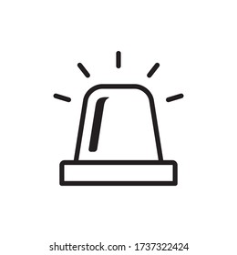 Siren Icon Design In Trendy Vector Template