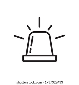 SIRENE-Icon-Design in einer trendigen Vector-Vorlage