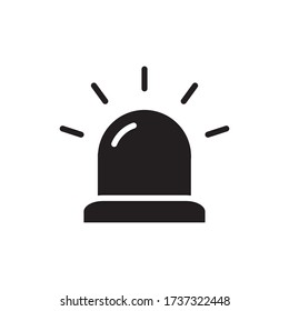Siren Icon Design In Trendy Vector Template