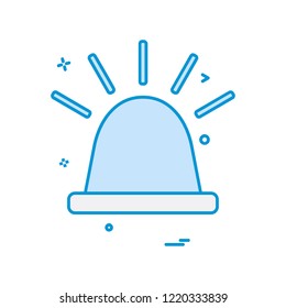 Siren icon design vector