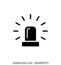 siren icon designed in a line style