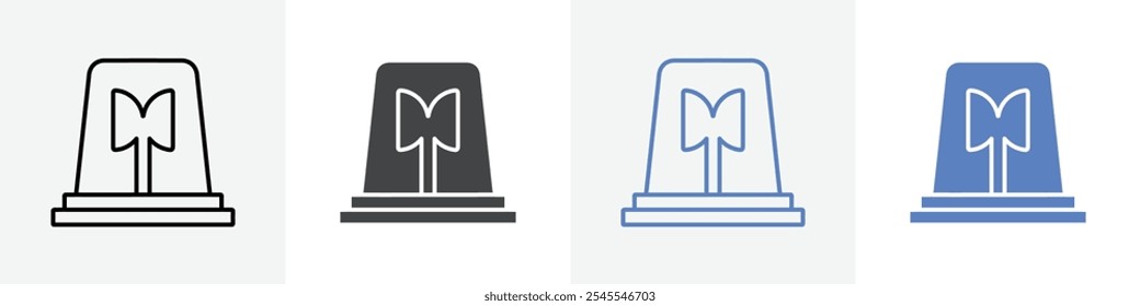 siren icon Group symbol or sign vector