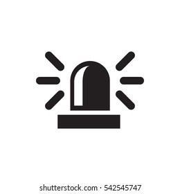 siren icon illustration isolated vector sign symbol