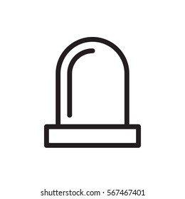 siren icon illustration isolated vector sign symbol