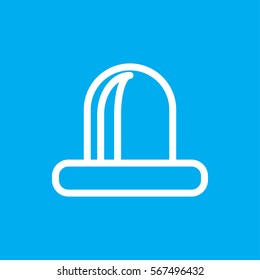 siren icon illustration isolated vector sign symbol