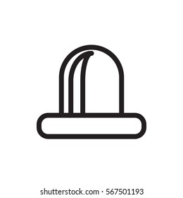 siren icon illustration isolated vector sign symbol