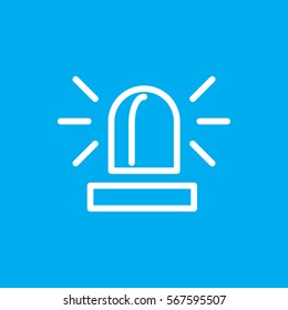 siren icon illustration isolated vector sign symbol