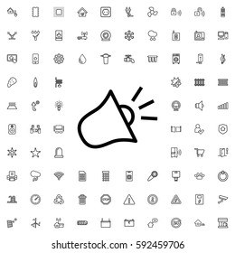 siren icon illustration isolated vector sign symbol. Smart home icons vector set.