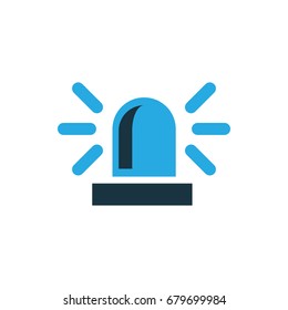siren icon illustration isolated vector sign symbol
