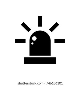 siren icon illustration isolated vector sign symbol