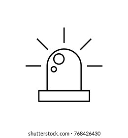 siren icon illustration isolated vector sign symbol