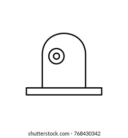siren icon illustration isolated vector sign symbol