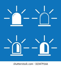 Siren icon set