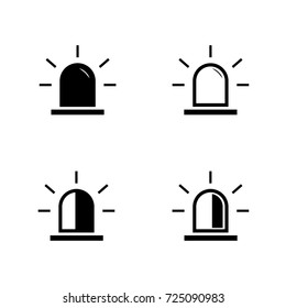 Siren icon set
