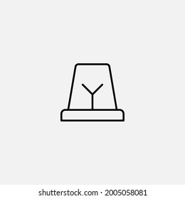Siren icon sign vector,Symbol, logo illustration for web and mobile