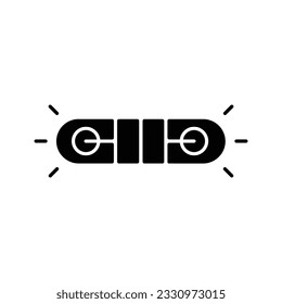 siren icon simple design alarm icon