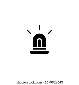 Siren Icon in trendy flat style isolated on white background. Alarm icon for your web site design, logo, app, UI. Vector illustration, EPS10.