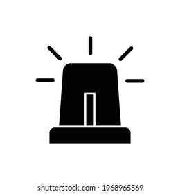 Siren Icon in trendy flat style icon vector.