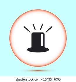 siren icon vector