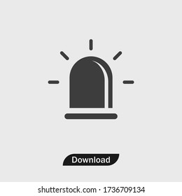Siren icon vector eps 10