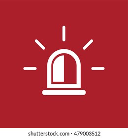 Siren icon . Vector illustration