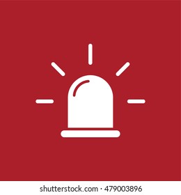 Siren icon . Vector illustration