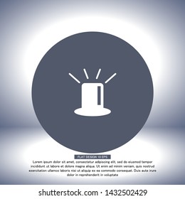 siren icon vector . Lorem Ipsum Illustration design